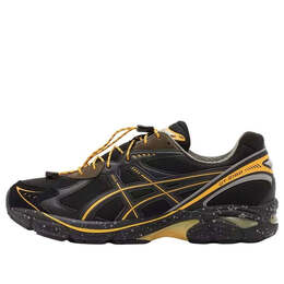 Asics: Чёрные кроссовки 