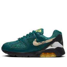 Nike: Зелёные кроссовки  Air Max