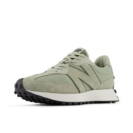 New Balance: Зелёные кроссовки  327