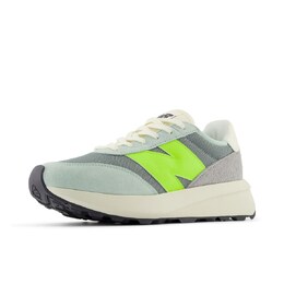 New Balance: Зелёные кроссовки 