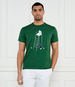 Lacoste: Футболка с принтом 