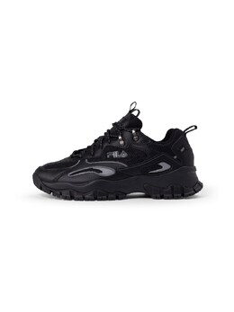 Fila: Чёрные кроссовки 