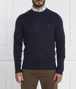 Tommy Hilfiger: Синий свитер 