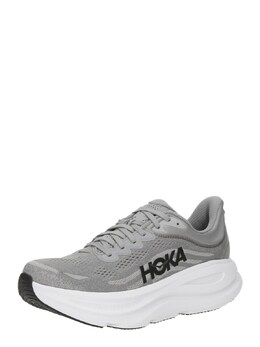 HOKA: Серые кроссовки 