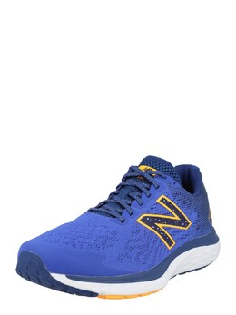 New Balance: Голубые кроссовки 