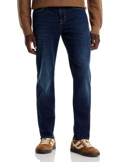 7 For All Mankind: Прямые джинсы  Slimmy