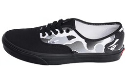 Vans: Чёрные кроссовки  Authentic