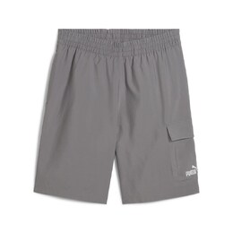 PUMA: Серые брюки  Essentials