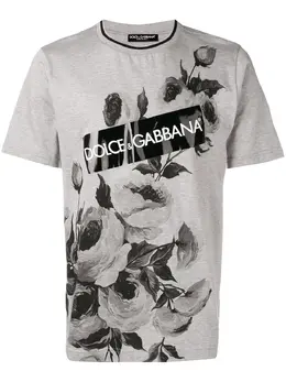 Dolce&Gabbana: Футболка  T с растительным принтом