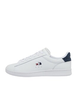 Lacoste: Белые кроссовки 