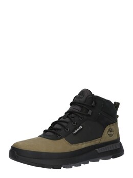 Timberland: Многоцветные ботинки 