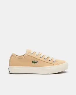 Lacoste: Бежевые кроссовки 