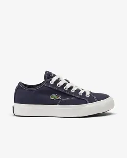 Lacoste: Тёмные кроссовки 