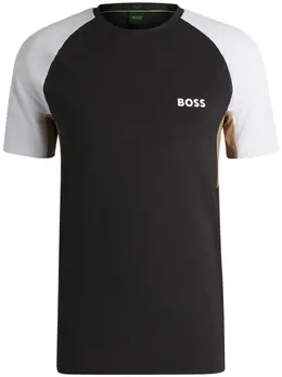 BOSS: Чёрная футболка 
