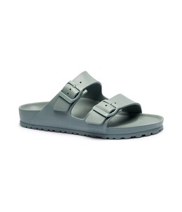 Birkenstock: Зелёные сандалии 