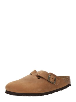 Birkenstock: Коричневые сабо  Boston