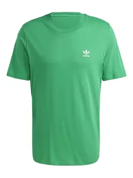 adidas: Зелёная футболка  Essentials