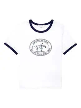 Sporty & Rich: Белая футболка 