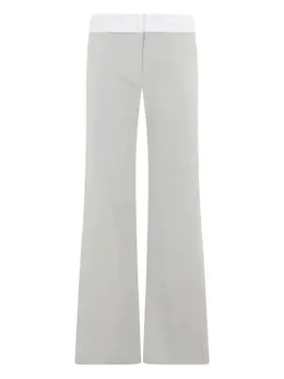 Victoria Beckham: Светлые брюки 