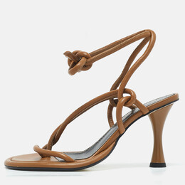 Proenza Schouler: Коричневые сандалии  Pipe