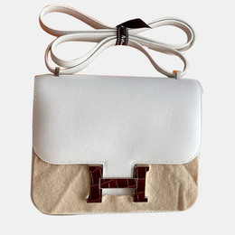 Hermes: Белая сумка 