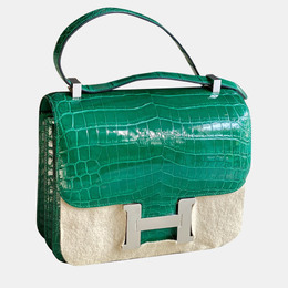 Hermes: Зелёная сумка 