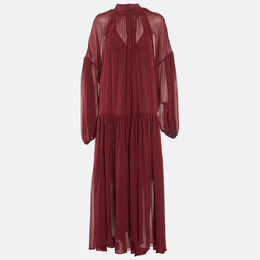 Stella McCartney: Бордовое платье 