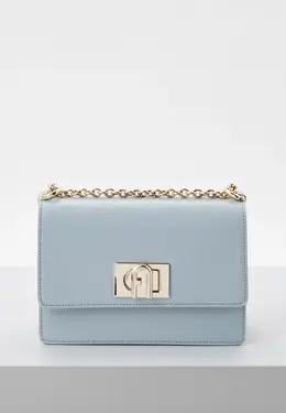 Furla: Голубая сумка 