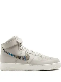 Nike: Светлые кроссовки  Air Force 1 High