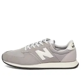 New Balance: Серые кроссовки 