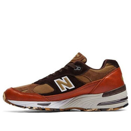 New Balance: Коричневые кроссовки  991
