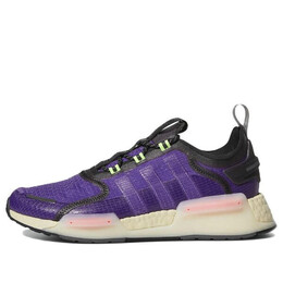 Adidas: Фиолетовые кроссовки  NMD