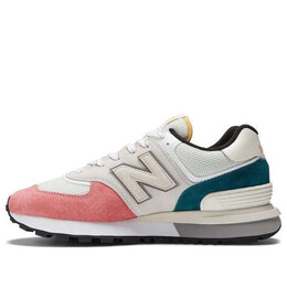 New Balance: Белые кроссовки  574