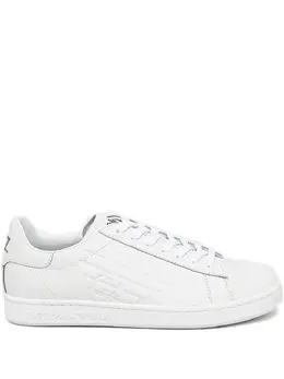 Ea7 Emporio Armani: Белые кроссовки 