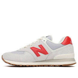 New Balance: Серые кроссовки  574