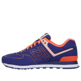 New Balance: Синие кроссовки  574