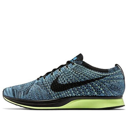 Nike: Синие кроссовки  Flyknit Racer