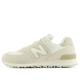 New Balance: Бежевые кроссовки  574