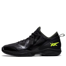 Asics: Чёрные кроссовки 