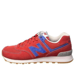 New Balance: Красные кроссовки  574