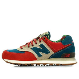 New Balance: Красные кроссовки  574