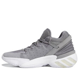 Adidas: Серые кроссовки 