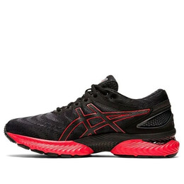Asics: Чёрные кроссовки 