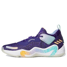 Adidas: Фиолетовые кроссовки 