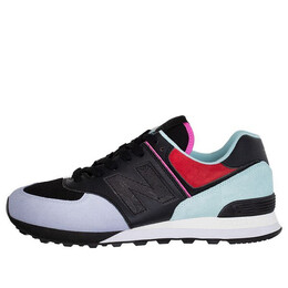 New Balance: Серые кроссовки  574