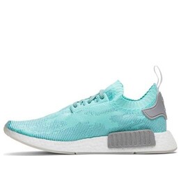 Adidas: Синие кроссовки  NMD_R1 Primeknit