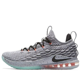 Nike: Серые кроссовки  Lebron 15