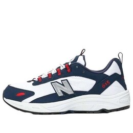 New Balance: Синие кроссовки 