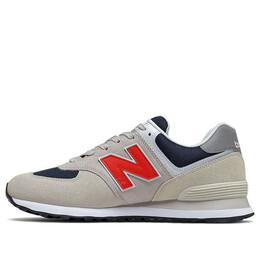 New Balance: Серые кроссовки  574
