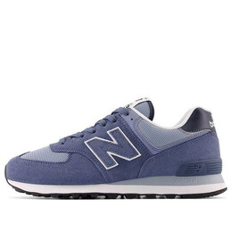 New Balance: Синие кроссовки  574